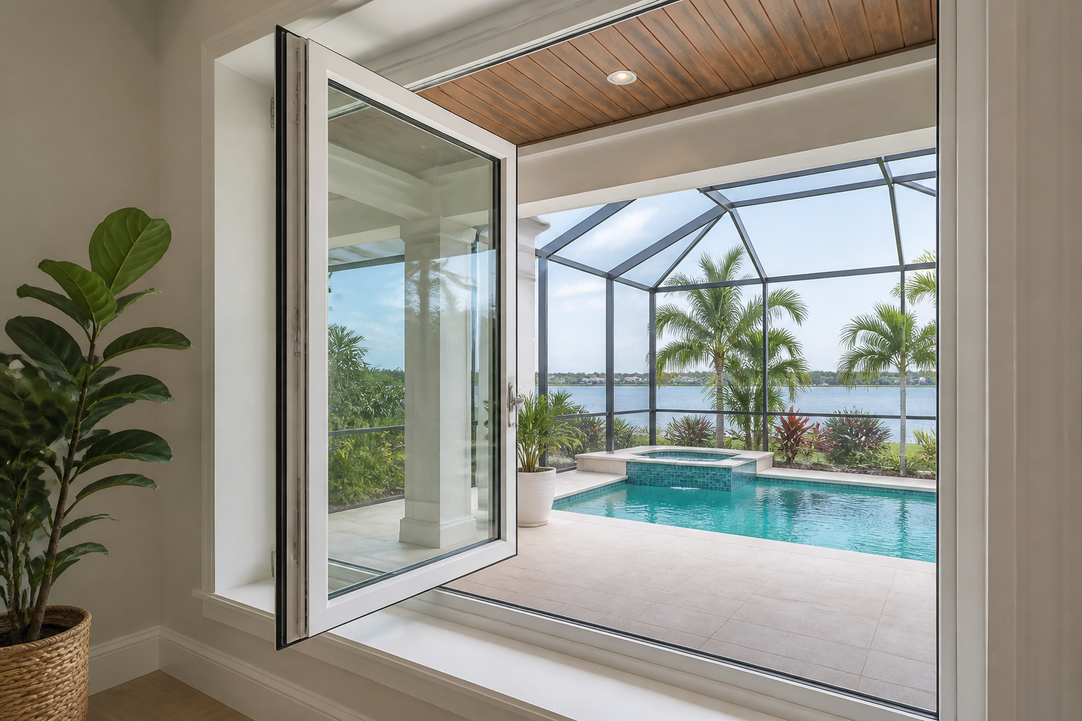 Casement Windows in Deerfield Beach, FL | TruePane Windows & Doors - detail 1