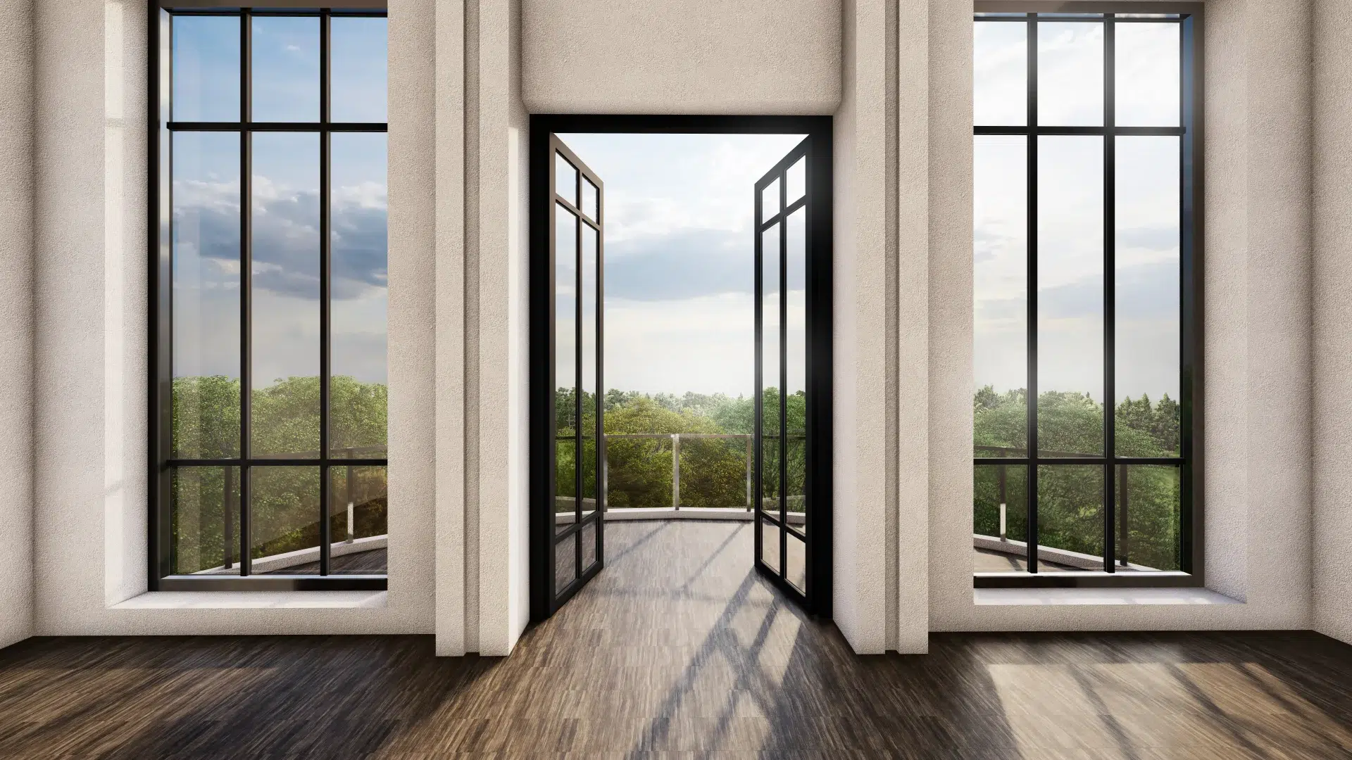 VLX 100 Double Swing / French Door in Deerfield Beach, FL | TruePane Windows & Doors - detail 1