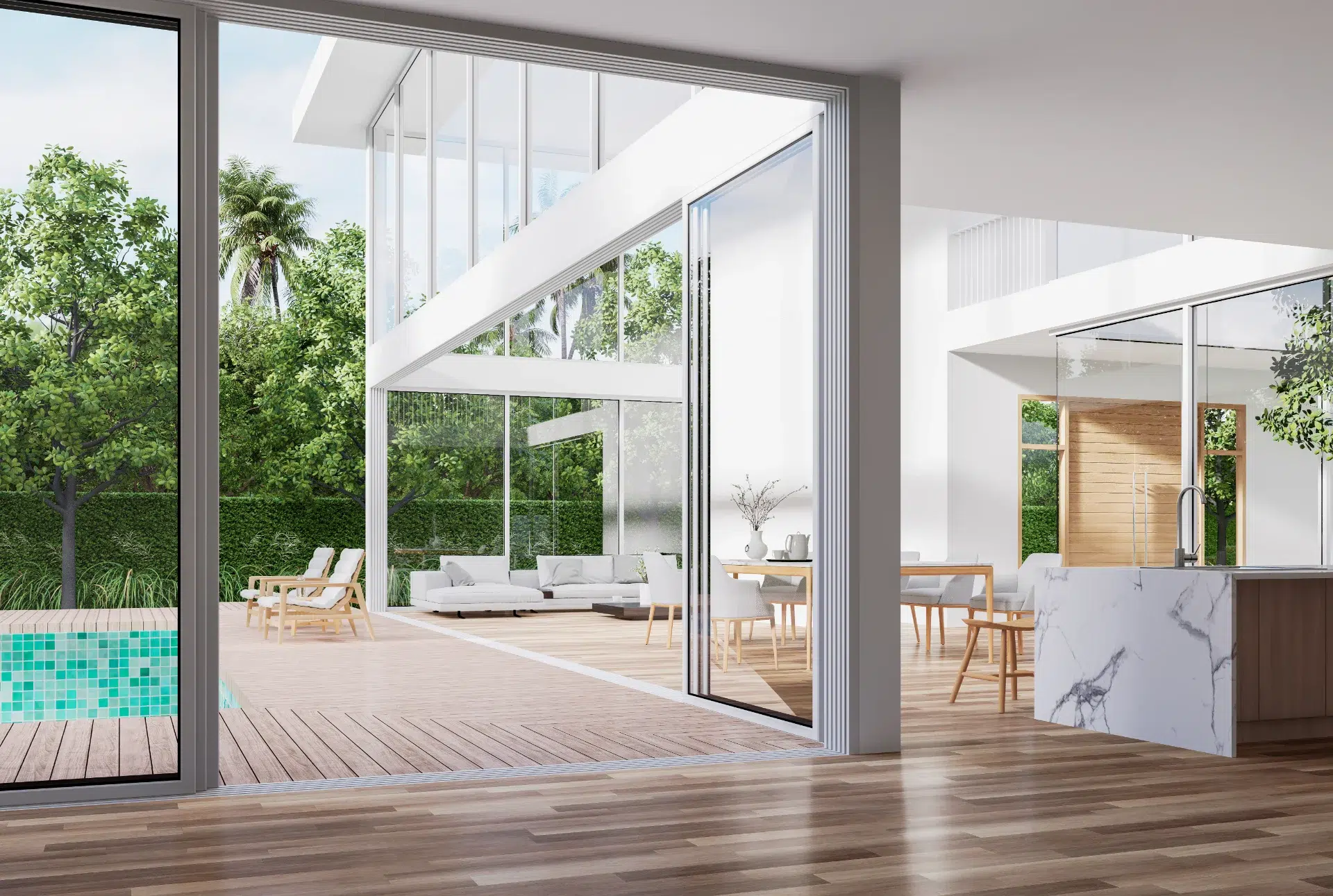 VLX 138 Panoramic Sliding Door in Deerfield Beach, FL | TruePane Windows & Doors - detail 1