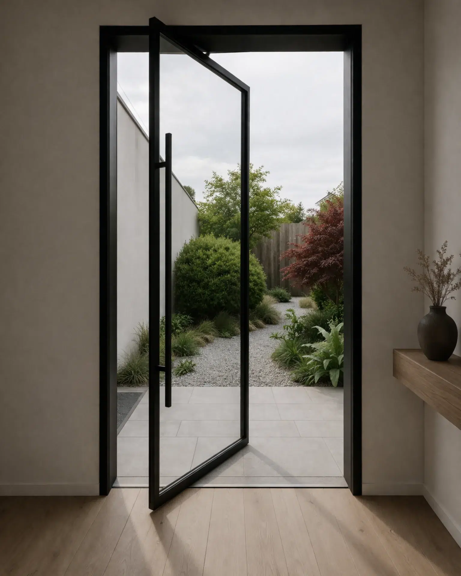 VLX 100 Pivot Door in Deerfield Beach, FL | TruePane Windows & Doors - detail 1