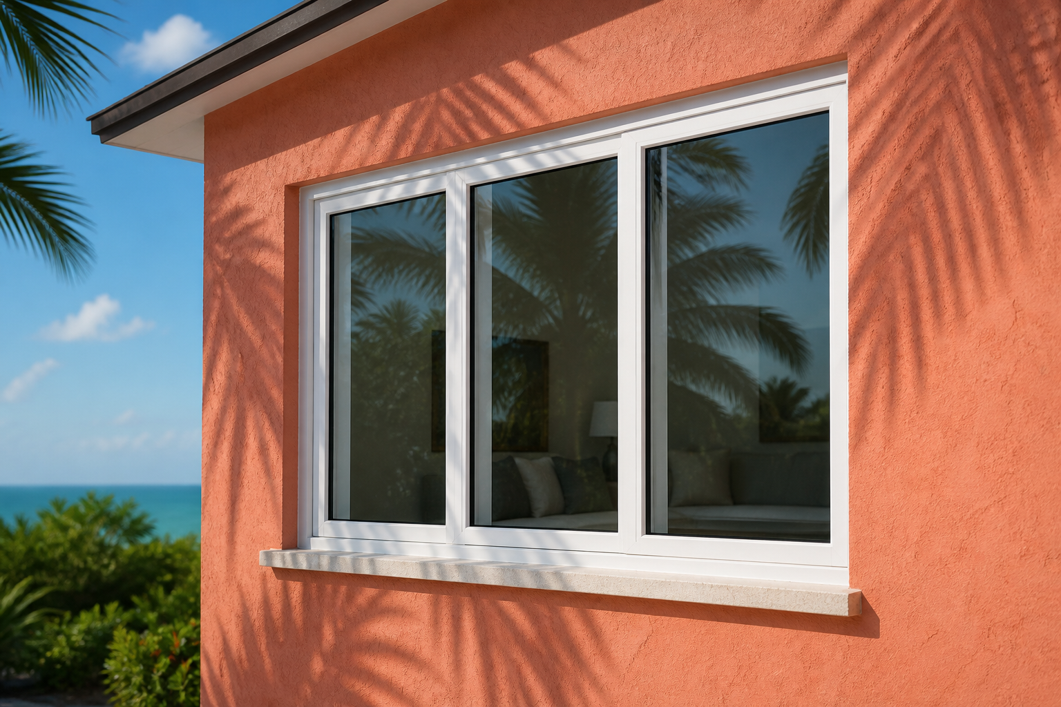3-Panel Sliding (3-Lite Roller) Windows in Deerfield Beach, FL | TruePane Windows & Doors - detail 1